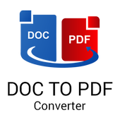 PDFのコンバーターへのDOC アイコン