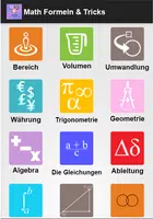 Math Formeln und Tricks Plakat