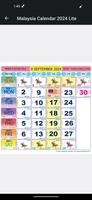 Malaysia Calendar 2024 Lite постер