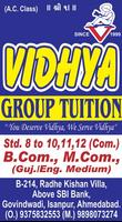 Vidhya Group Tuition Affiche