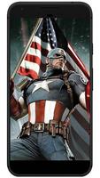 Superhero Captain America Mobile HD Wallpapers ภาพหน้าจอ 2