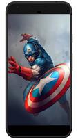 Superhero Captain America Mobile HD Wallpapers ภาพหน้าจอ 3