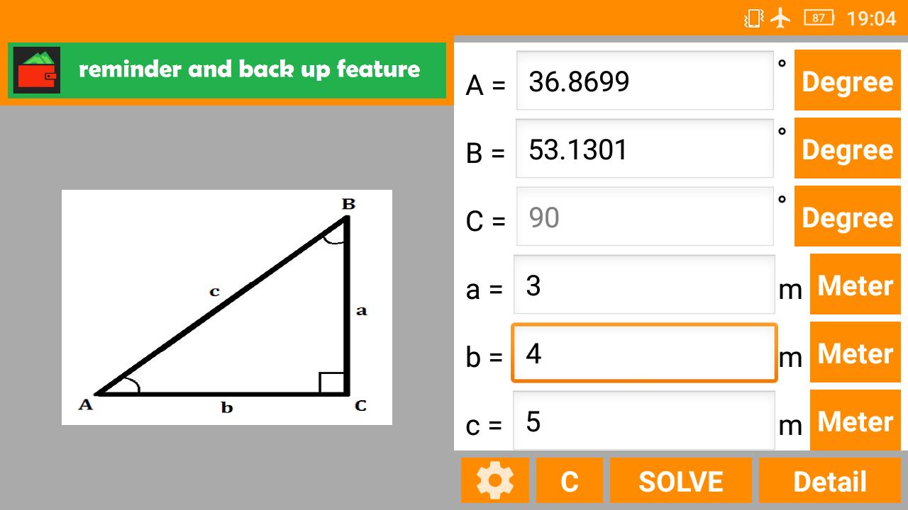 Right Angled Triangle Calculator And Solver For Android Apk Download Right Angled Triangle Calculator And Solver For Android Apk Download