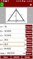 Triangle Calculator and Solver screenshot 2