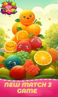 Juicy Fruit Match 3 Affiche