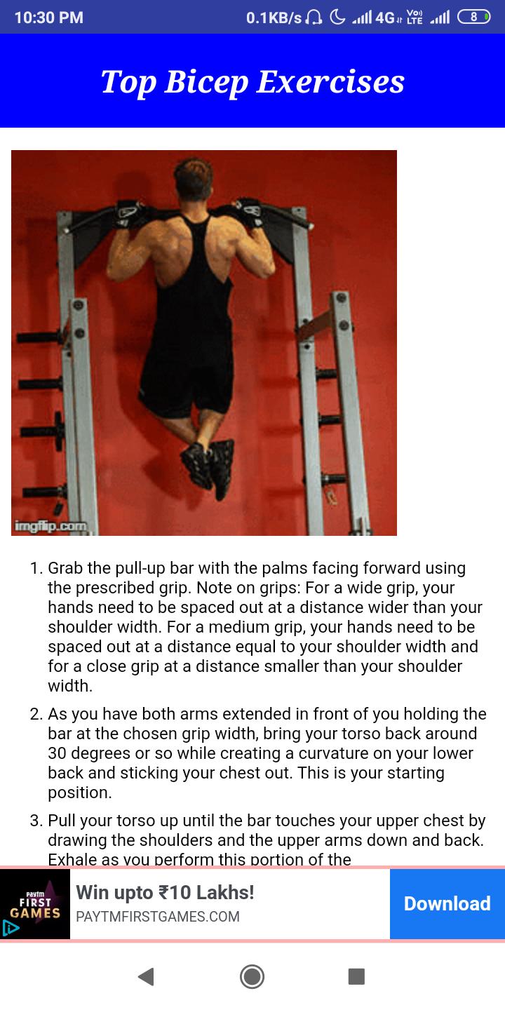 Biceps Workout With Dumbbells for Android - APK Download