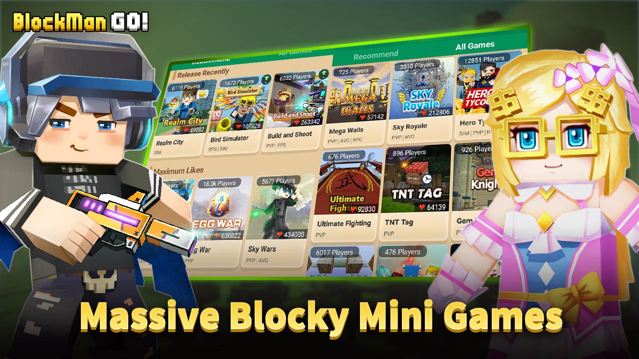 Blockman Go Blocky Mods For Android Apk Download - bed wars mega roblox
