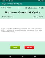 Rajiv Gandhi Quiz اسکرین شاٹ 1