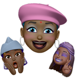 Black Girl Memoji-icoon
