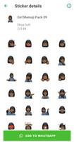 Girl Memoji Stickers for WA screenshot 3