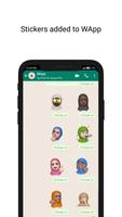 Hijab Memoji Stickers capture d'écran 1