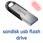 sandisk usb flash drive guide icon