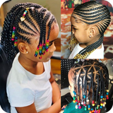 African Kids Braid Hairstyle icône