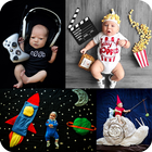 ikon Baby Photo shoot Ideas at Home
