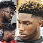 Fade Black Man Haircut icône