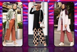 Modern Women Muslim Clothing Affiche