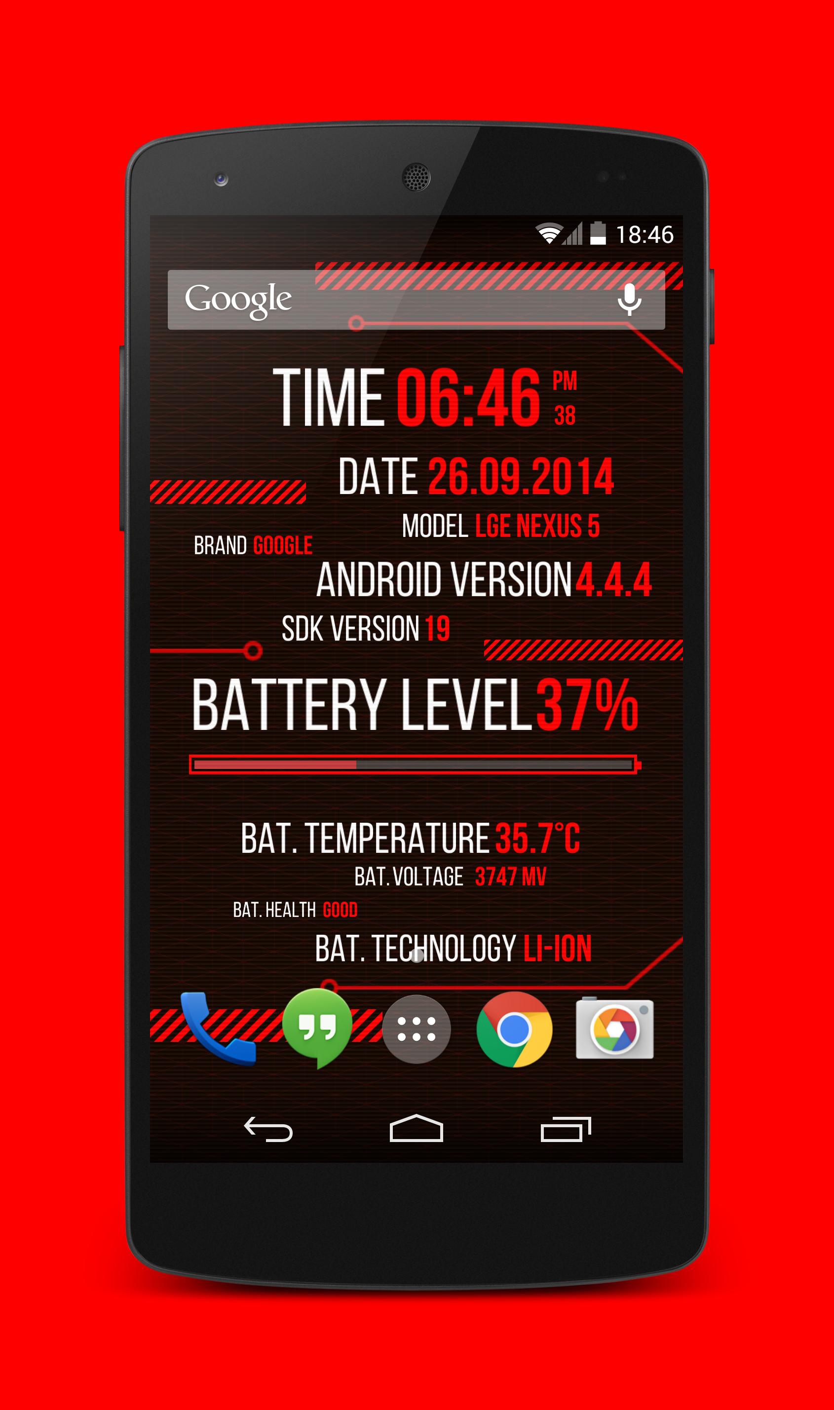 Android 用の Holo Droid Free Best Device Info Live Wallpaper Apk をダウンロード