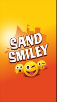 Sand Smiley Affiche