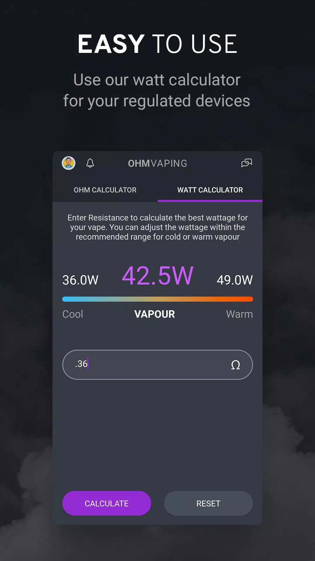 Ohms Law Calculator Vape