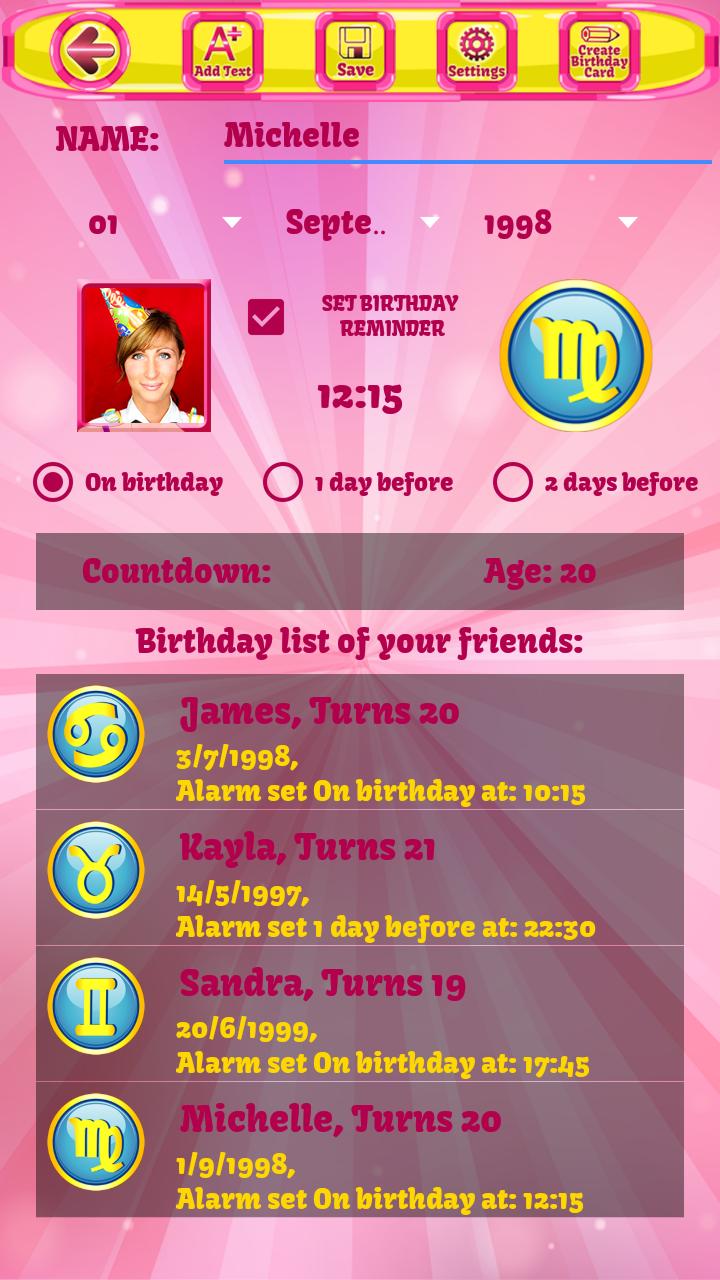 Se Souvenir Et Souhaiter Un Joyeux Anniversaire Pour Android Telechargez L Apk Se Souvenir Et Souhaiter Un Joyeux Anniversaire Pour Android Telechargez L Apk