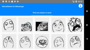 Meme Sticker for Messenger plakat