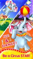 Poster Baby Elephant - Circus Star