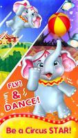 아기 코끼리 - 서커스 플라잉 & 춤 스타 포스터