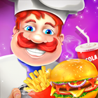 Burger Boss - Fast Food Cooking & Serving Game آئیکن