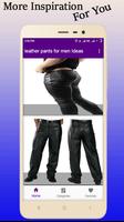 leather pants for men Ideas capture d'écran 3