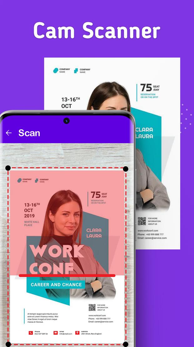 Descarga de APK de Scanner App, Scan PDF Document para Android