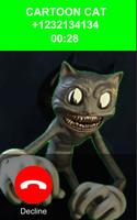 Call Cartoon Cat - Spooky Phon पोस्टर