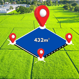 Distance Land Area Measure GPS иконка