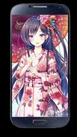Kimono Anime Wallpaper Screenshot 1