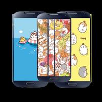 Cute Kawaii Molang Wallpaper Complete screenshot 1