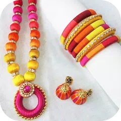 Silk Thread Jewellery Designs