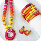 Silk Thread Jewellery Designs أيقونة