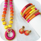 Silk Thread Jewellery Designs ícone