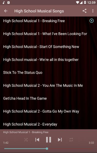 Songs Lyrics High School Musical New For Android Apk Download
