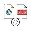 webview to pdf أيقونة