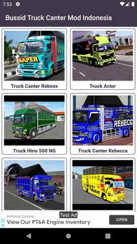 Bussid Truck Canter Mod Indonesia 截图 1