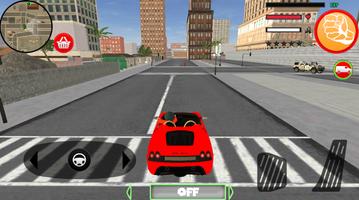 Santa Claus Stickman Rope Hero Gangstar Crime تصوير الشاشة 1