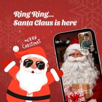 Prank Santa Claus Call & Chat Affiche