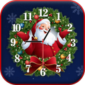Santa Clock Live Wallpaper