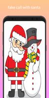 Santa Claus Fake Call & Chat Affiche