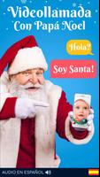 Videollamada Papá Noel Navidad Poster