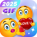 Love Emoji GIF Sticker 2025