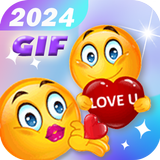 Love Emoji GIF Sticker 2024