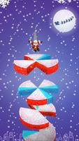 Helix Santa Claus Jump- Bounce Christmas Games Affiche