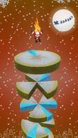 Helix Santa Claus Jump- Bounce Christmas Games capture d'écran 2