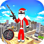 Santa Stickman City Hero - Mafia Crime Simulator ikon